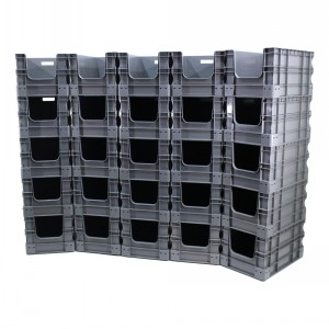 Heavy Duty Stacking Euro Box 60cm 65 Litre Open Front